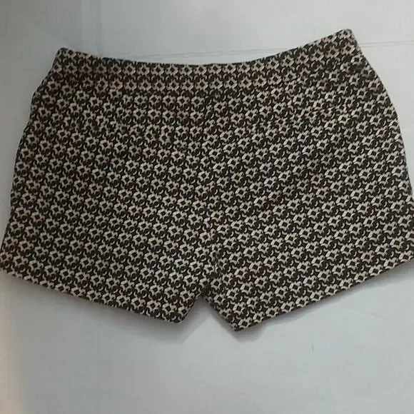 Cynthia Rowley Damask Pattern Women's Shorts 2 Preppy Classic Quiet Luxury Twee - Picture 2 of 5